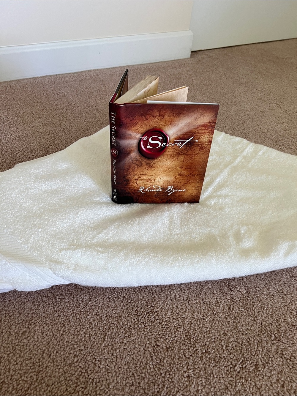 The Secret by Rhonda Byrne — Brown Hardcover Book